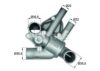 MAHLE ORIGINAL TI 65 80D Thermostat, coolant